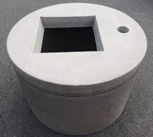 Kaivonkansi 800 mm läpiviennillä 